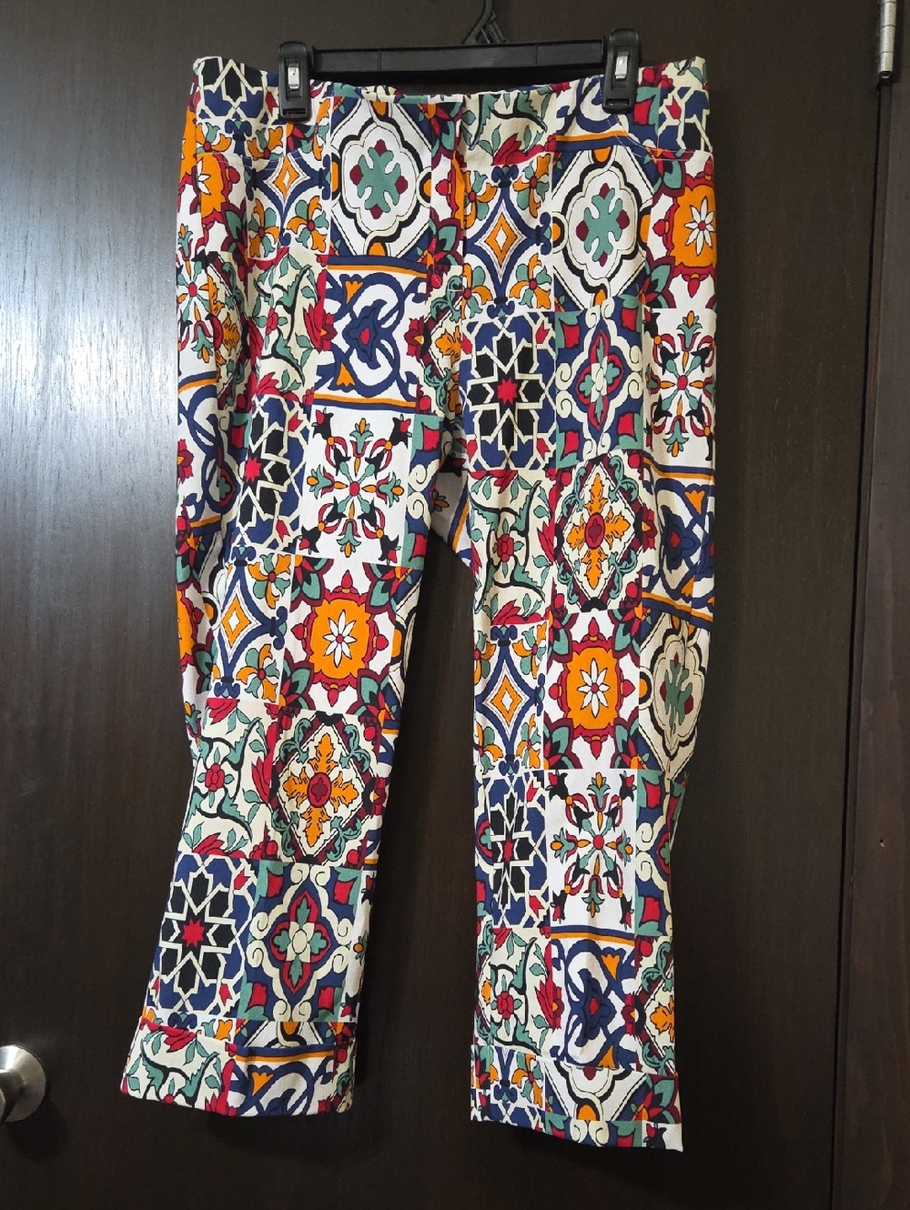 Insight Pants colorful with cuffs size 14